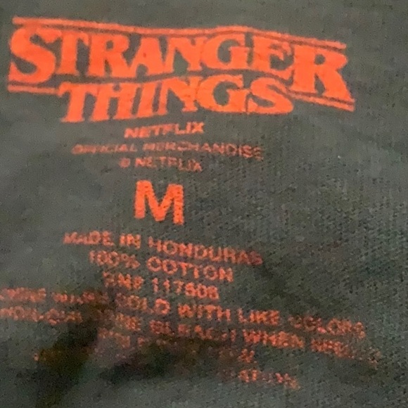 Stranger things dark blue long sleeve top. Size M - Picture 4 of 4